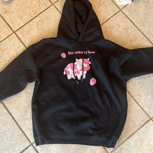 Strawberry cow sweatshirt
